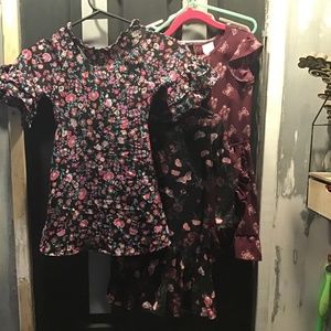 3 pack girls dresses